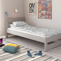 Tera Solid Wood Bed