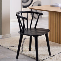 Ida Set of 2 Dining Chairs - Black