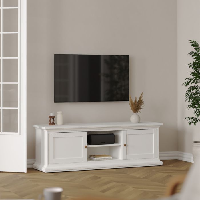 Paris TV Unit - White