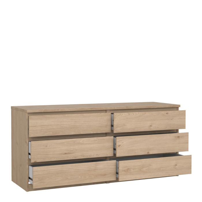 Naia 6 Drawers Chest - Oak