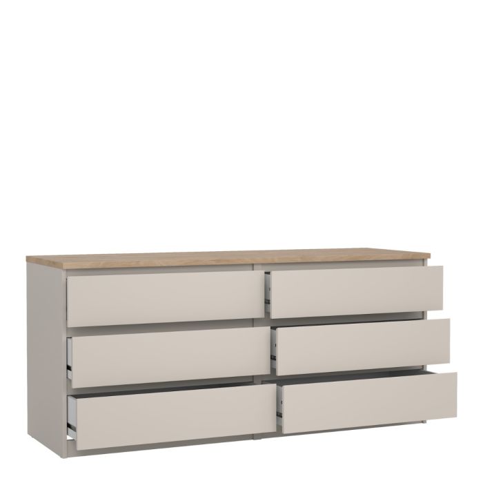 Naia 6 Drawers Chest - Cashmere