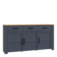 Bohol Sideboard - Navy & Oak