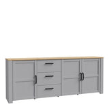 Bohol Sideboard - Grey & Oak