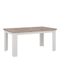 Illopa Extendable 6-8 Seater Dining Table -  Oak & Snowy Oak
