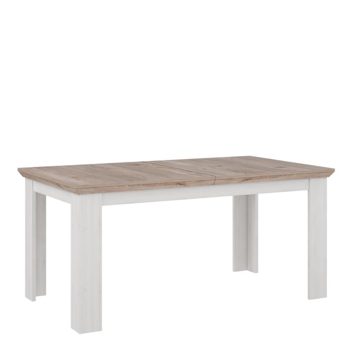 Illopa Extendable 6-8 Seater Dining Table -  Oak & Snowy Oak