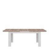 Illopa Extendable 6-8 Seater Dining Table -  Oak & Snowy Oak