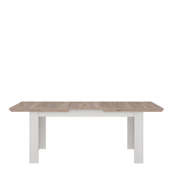 Illopa Extendable 6-8 Seater Dining Table -  Oak & Snowy Oak