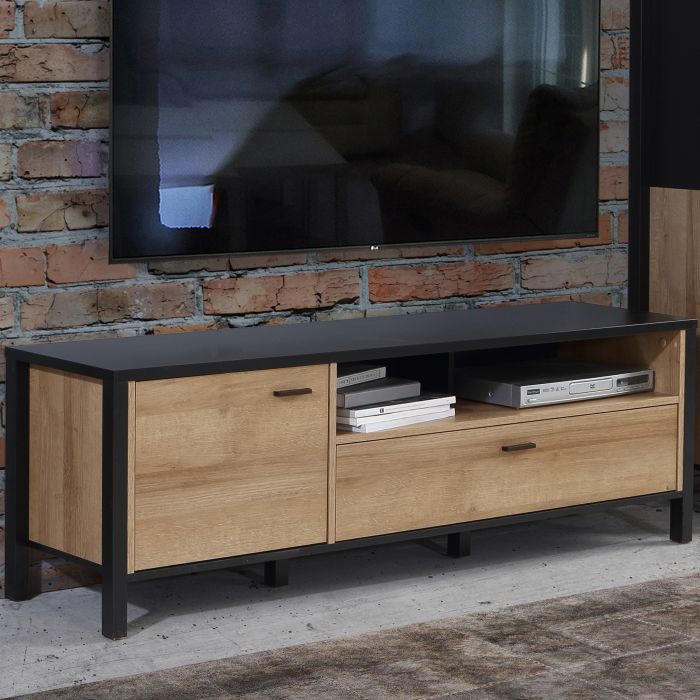 High Rock TV Unit - Oak
