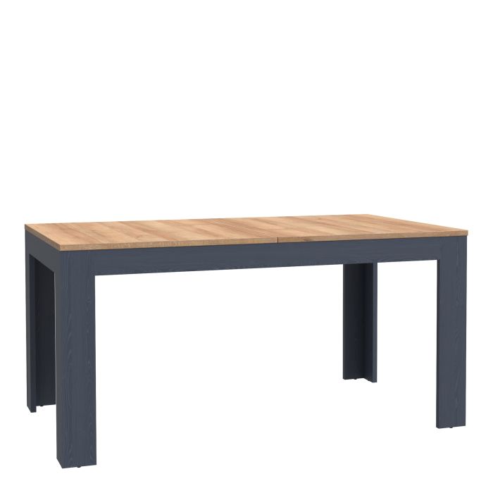 Bohol Extendable 6-8 Seater Dining Table - Navy & Oak