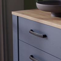 Bohol 3 Drawers Chest - Navy