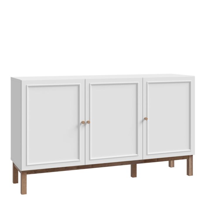 Wensley Sideboard - Light Grey & Oak