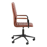 Winslow Desk Chair - Vintage Brandy