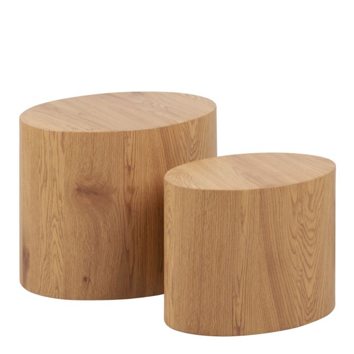 Mice Coffee Table - Oak Set of 2