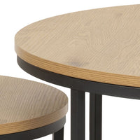 Spiro Coffee Table Set - Oak