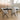 Black Angus Dining Table with 4 Sand Swivel Dining Chairs