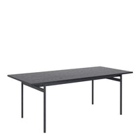 Black Angus Dining Table with 4 Sand Swivel Dining Chairs