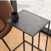 Infinity Side Table - Matt Black