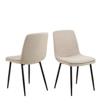 Becca Set of 4 Dining Chairs - Beige
