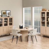 Becca Set of 4 Dining Chairs - Beige
