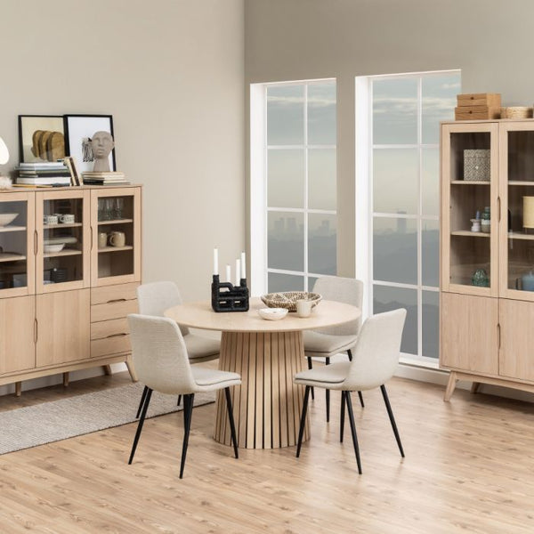 Becca Set of 4 Dining Chairs - Beige