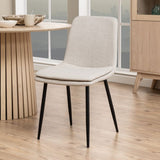 Becca Set of 4 Dining Chairs - Beige