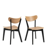 Roxby Set of 2 Dining Chairs - Oak
