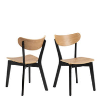 Roxby Set of 2 Dining Chairs - Oak