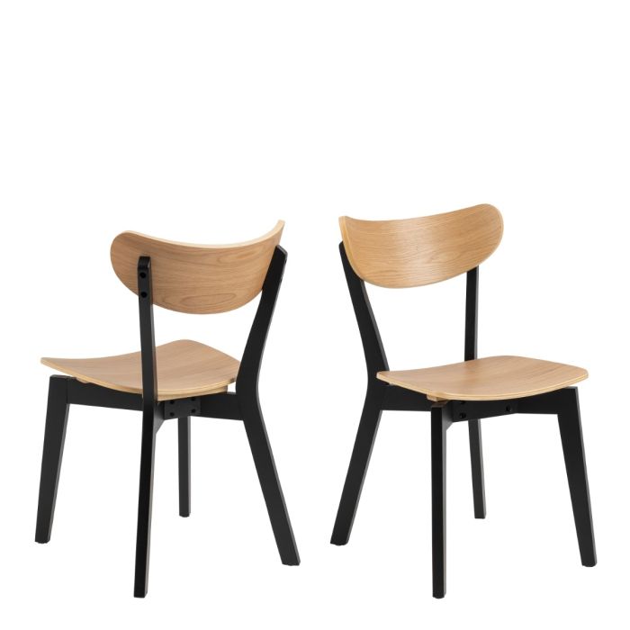 Roxby Set of 2 Dining Chairs - Oak