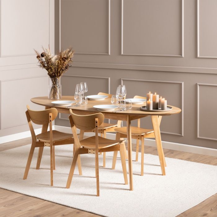Roxby Set of 2 Dining Chairs - Oak