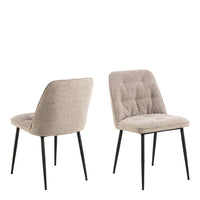 Brooke Set of 2 Dining Chairs - Beige