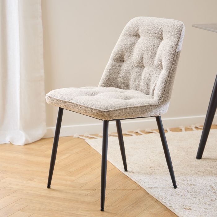 Brooke Set of 2 Dining Chairs - Beige