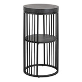 Strington Bedside Table - Matt Black