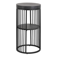 Strington Bedside Table - Matt Black