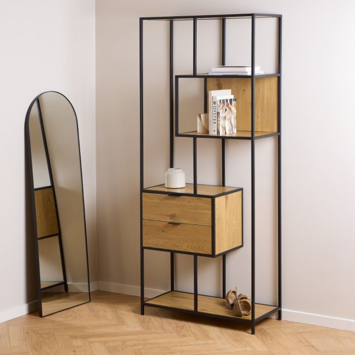 Seaford Bookcase - Wild Oak