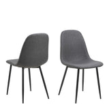 Celia Set of 4 Dining Chairs - Light Grey