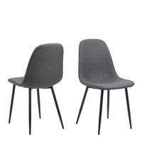 Celia Set of 4 Dining Chairs - Light Grey