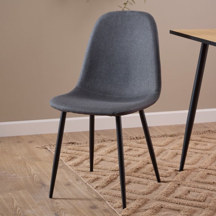 Celia Set of 4 Dining Chairs - Light Grey