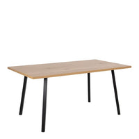Black Cenny Dining Table with 4 Grey Dining Chairs