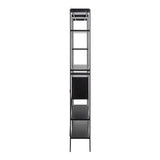 Angus Tall Book Case - Black