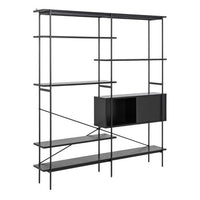 Angus Tall Book Case - Black