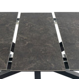 Heaven Ceramic Extendable 6-8 Seater Dining Table - Black