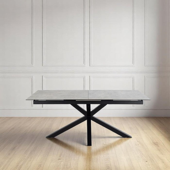 Heaven Ceramic Extendable 6-8 Seater Dining Table - Grey