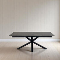 Heaven Ceramic Extendable 6-8 Seater Dining Table - Black