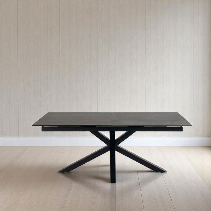 Heaven Ceramic Extendable 6-8 Seater Dining Table - Black