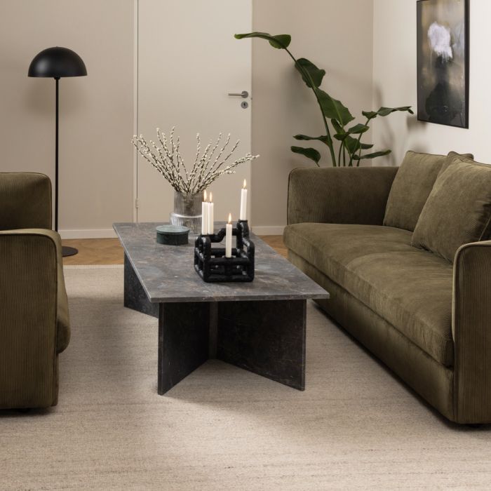 Vega Coffee Table - Marron Marble