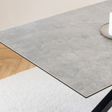 Heaven Ceramic Extendable 6-8 Seater Dining Table - Grey
