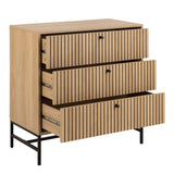 Albany 3 Drawers Chest - Oak