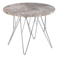 Prunus Side Table - Grey-Brown