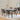 Grey Wicklow Dining Table with 4 Taupe Dining Chairs
