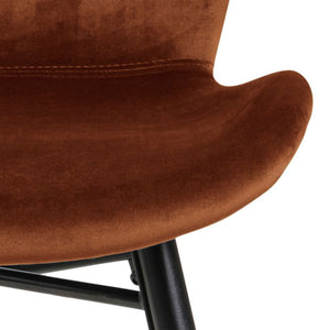 Pair of Batilda Dining Chair in Copper